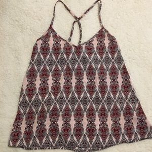 Pink Hollister tank top